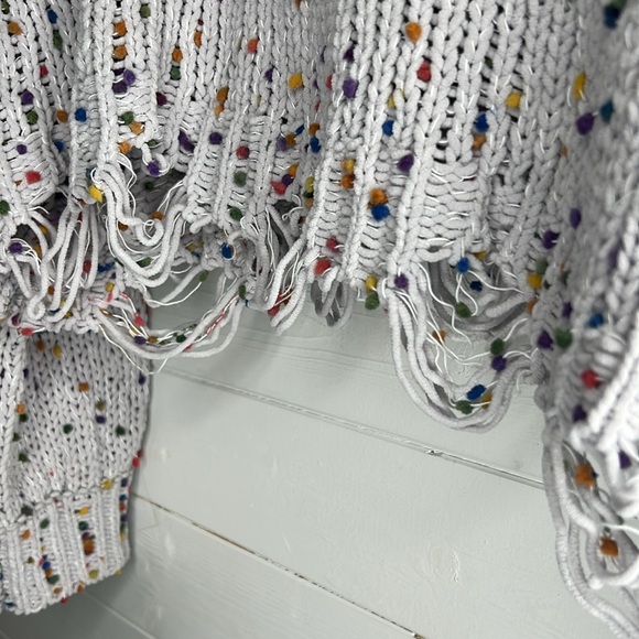 Sweet generis. knitted popcorn sweater. M/L - Picture 3 of 5